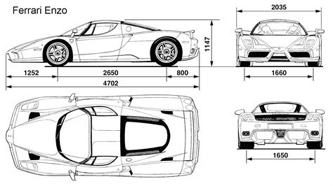 Lamborghini Chassis Blueprints