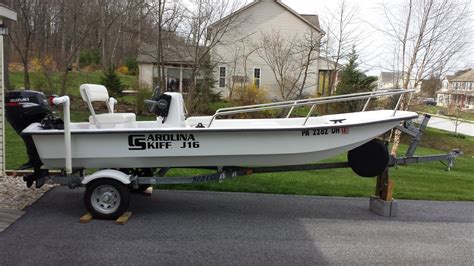 J16 Carolina Skiff Center Console w/ 25 HP Suzuki 4 Stroke For Sale ...