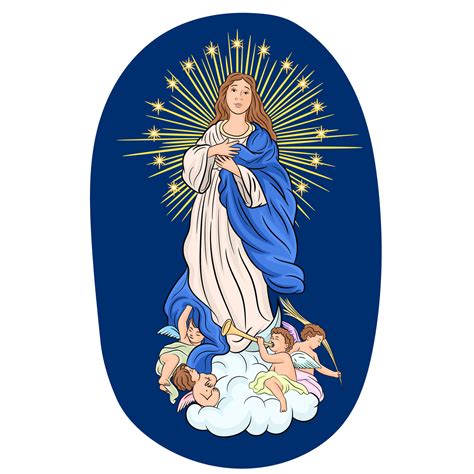 Immaculate Conception of Virgin Mary 11440707 Vector Art at Vecteezy