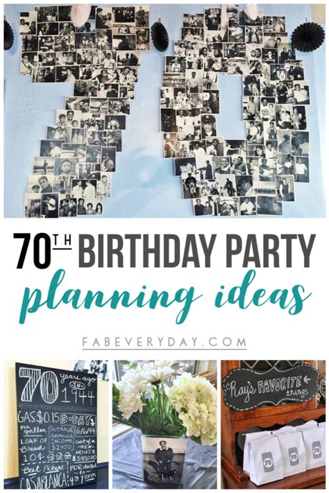 70th Birthday Party Table Decoration Ideas | Shelly Lighting