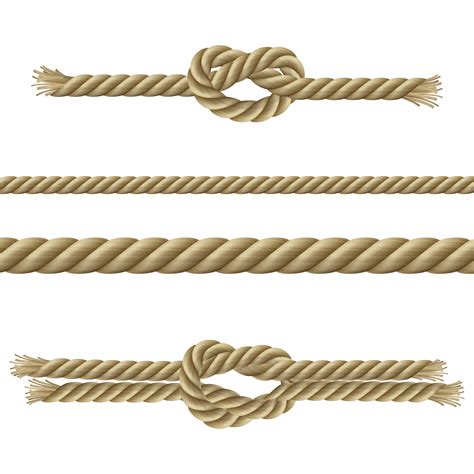 Ropes Decorative Set 462997 Vector Art at Vecteezy