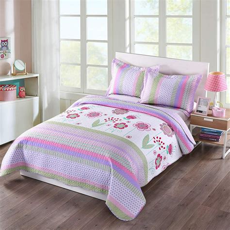 MarCielo 3 Piece Kids Bedspread Quilts Set Throw Blanket for Teens ...