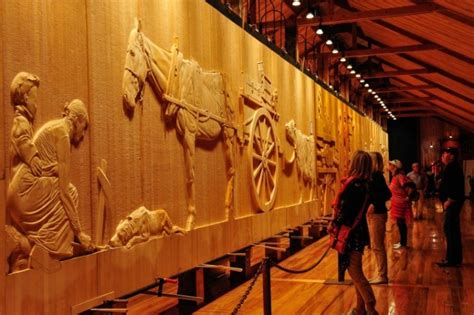 The Wall in the Wilderness – Tasmania – Lancashire & Cheshire Woodcarvers