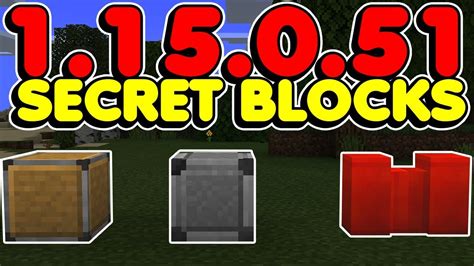 Minecraft Bedrock: Deny, Allow, and Border Blocks Added! (SECRET BLOCKS) - YouTube