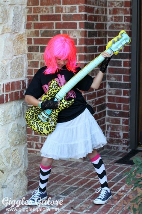 DIY Rock Star Halloween Costume - Giggles Galore