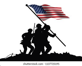 13,923 Soldier Flag Silhouette Images, Stock Photos & Vectors ...