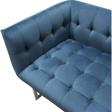 Blue Velvet Sofa DS Broadway | Fabric Sofas