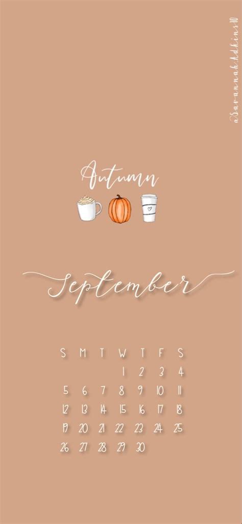 September 2021 iPhone 12 Wallpaper | September wallpaper, November wallpaper, Calendar wallpaper