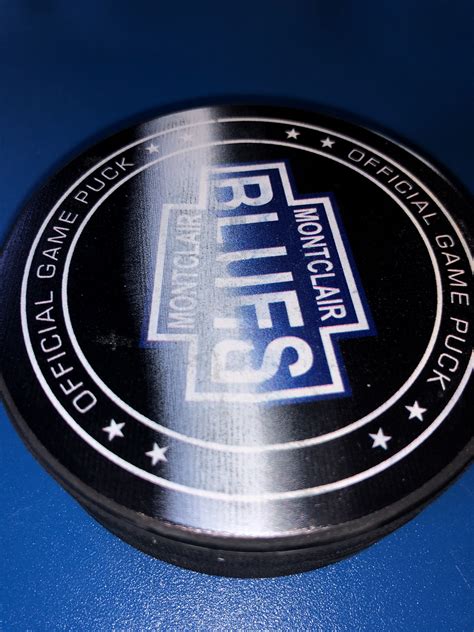 MONTCLAIR BLUES HOCKEY PUCK | SidelineSwap