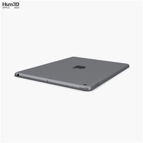 Apple iPad 10.2 2020 Space Gray 3D model - Download Tablet on 3DModels.org