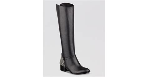 Ivanka trump Tall Boots - Fanci Studded in Black | Lyst