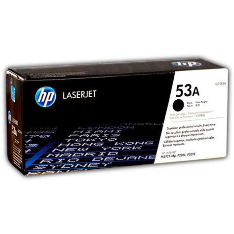 Toner HP LaserJet p2015, m2727 【 Q7553A 53A 】 Negro