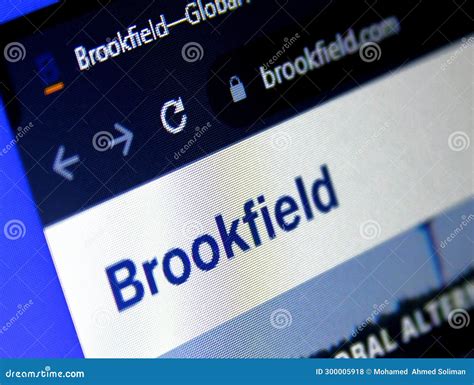 Brookfield Infrastructure Partners Logo Editorial Stock Photo - Image ...