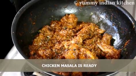 chicken masala recipe, masala gravy - Yummy Indian Kitchen