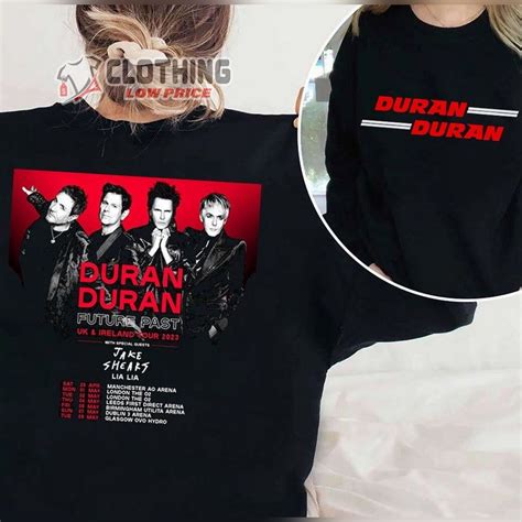 Logo Duran Duran North American Tour 2023 Merch Shirt, Future Past Tour ...