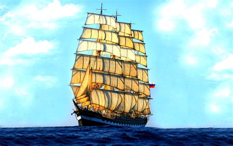 65+ Sailing Ship Wallpapers on WallpaperPlay | Sailing ships, Sailing, Tall ships