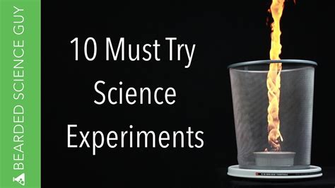 10 Must Try Science Experiments: Compilation - YouTube