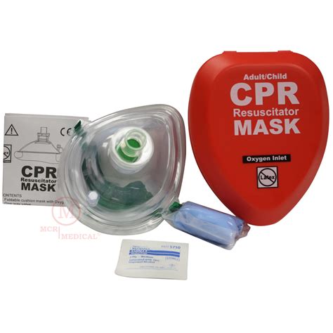 CPR Pocket Rescue Masks - WNL FAK5000G-RED -MCR Medical