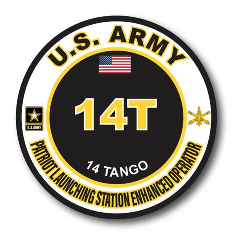 US Army 14T PATRIOT Launching Station Enhanced Operator MOS Decal