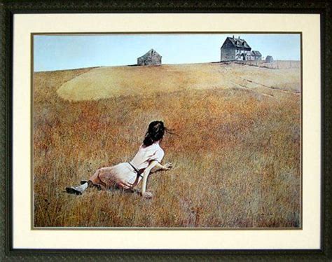 Christina's World By Andrew Wyeth Painting Girl on Field Framed Art ...