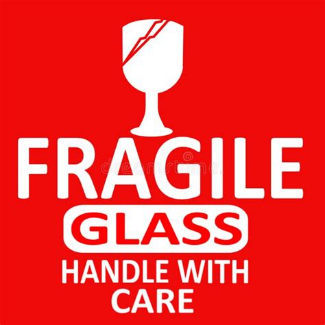 【ベストコレクション】 glass handle with care stickers 181810-Fragile glass handle ...