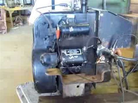 JOHN DEERE 210 MOTOR K241 10 HP KOHLER RUNNING MOTOR - YouTube