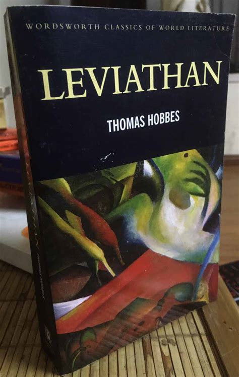 Thomas Hobbes Leviathan Book Cover