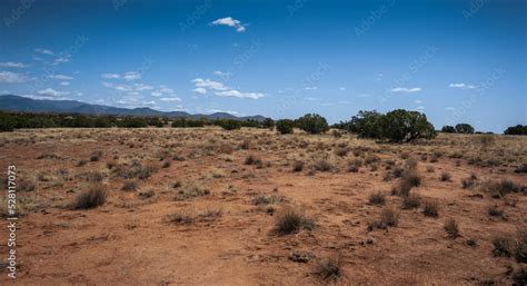 New Mexican Desert Landscape Stock Photo | Adobe Stock