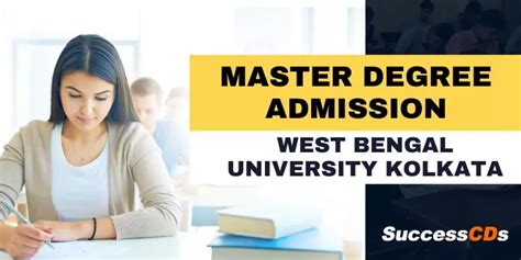 West Bengal State University Master Degree Program Admission 2021 Dates, Application Form