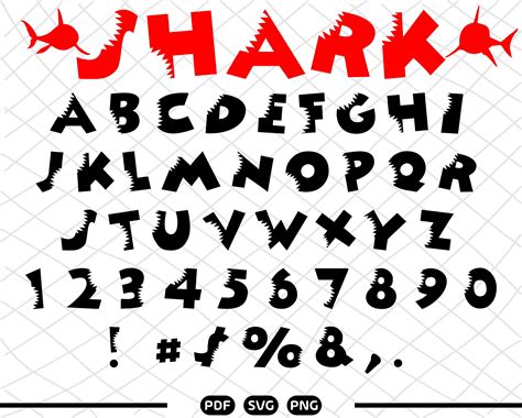 Shark Font Svg Shark Alphabet Svg Shark Font Svg Files for - Etsy Hong Kong