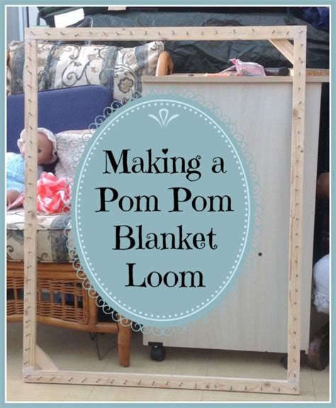 Making a Pom Pom Blanket Loom | ThriftyFun