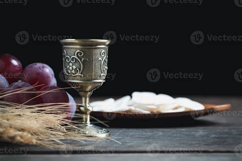 Concept of Eucharist or holy communion of Christianity. Eucharist is ...