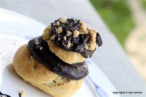 Oreo Nutella Cream Puffs - 5 Star Cookies