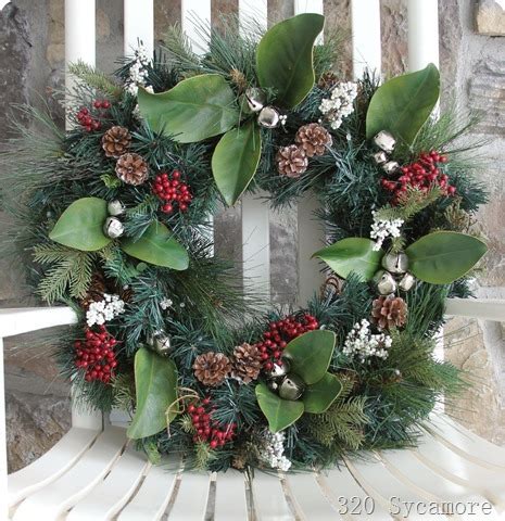 pottery barn inspired christmas wreath | 320 * Sycamore