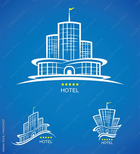 Hotel - vector illustration Stock Vector | Adobe Stock