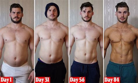 shows off 12-week body transformation in amazing time-lapse video - | Männer fitness übungen ...