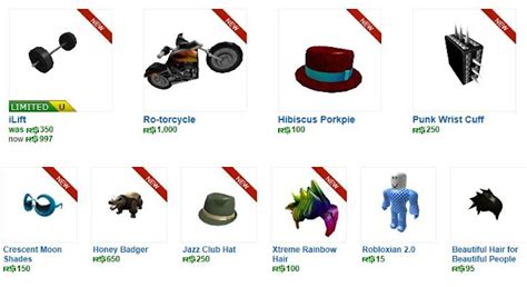 Unofficial Roblox: New catalog items on ROBLOX!