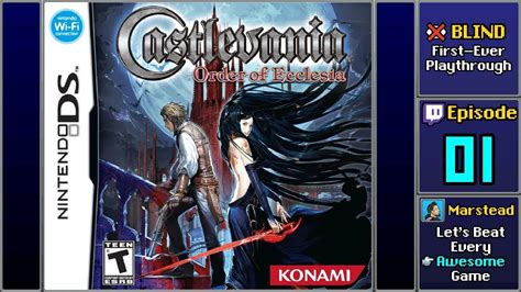 ️ Start Playthrough - Castlevania: Order of Ecclesia [Blind] (Episode 1/3) - YouTube