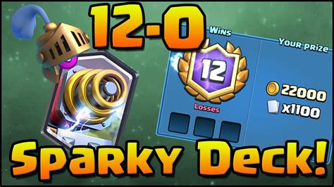 12-0 Grand Challenge! Clash Royale - Best Sparky Deck and Strategy ...