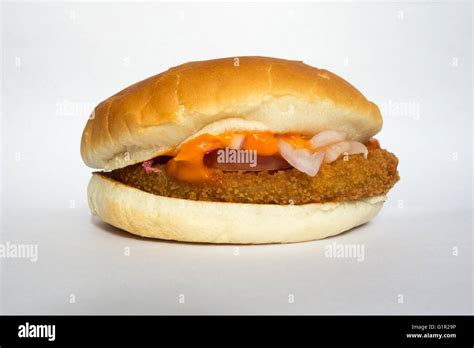 McAloo Tikki burger from McDonald's India Stock Photo - Alamy