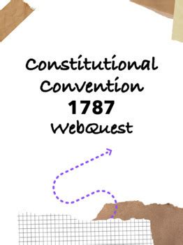 Constitutional Convention 1787 WebQuest by Tin President | TPT