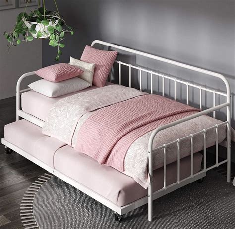 Zinus Florence Twin Daybed and Trundle Frame Set in 2021 | Daybed with ...