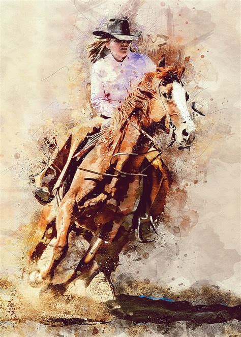 Cowgirl, horse, quarter horse, HD phone wallpaper | Peakpx