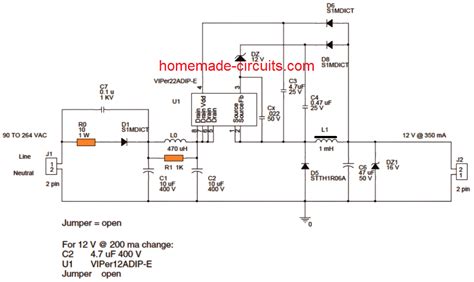 5 Easy 1 Watt LED Driver Circuits - Homemade Circuit Projects