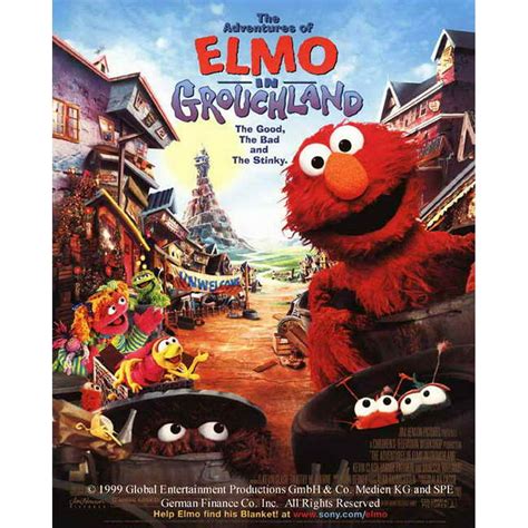 The Adventures of Elmo in Grouchland - movie POSTER (Style A) (11" x 17 ...