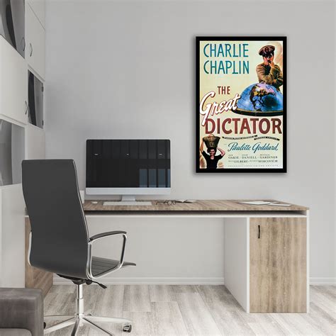 Vintage Movie Poster // The Great Dictator - Classic Movie Posters ...