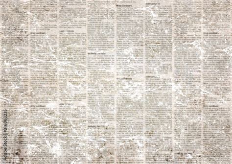 Old vintage grunge newspaper paper texture background Stock Illustration | Adobe Stock