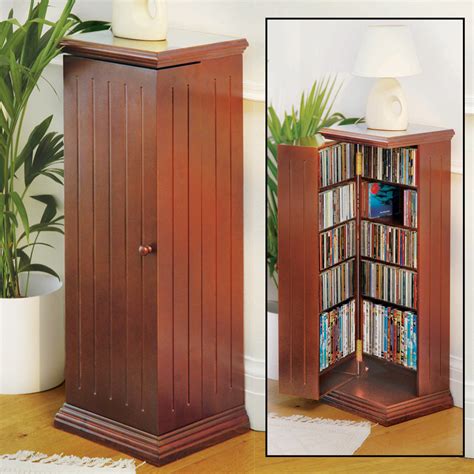 DVD Holder Stand Media Storage Movie CD Cabinet Book Shelf Wood Bookcase Modern on Storenvy