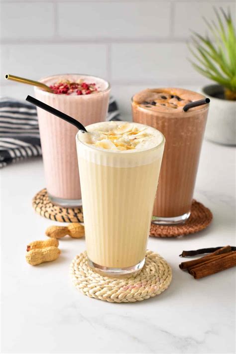 Low-Calorie Protein Shake Recipes (3 Ways, 27g Proteins) - The Conscious Plant Kitchen