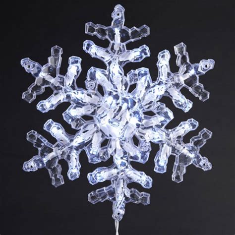 35 ct. 12 in. Crystal Snowflake Lights - Set of 2 - Walmart.com